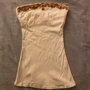 American Eagle Sequin - Beaded Tube Top